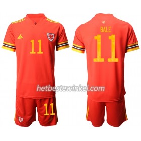 Wales Gareth Bale 11 Voetbaltenues Kind Thuis EK 2020 - SS (+ Korte broeken)